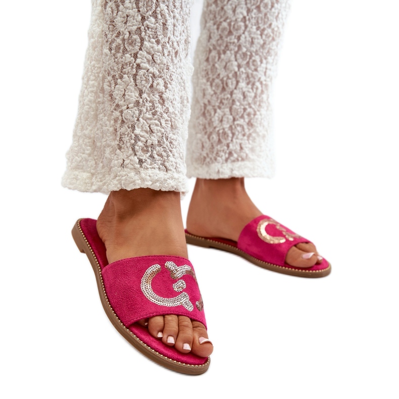 Step in style Sandalo Infradito Modello S.Barski KV27-052 Fucsia - Passo con stile rosa
