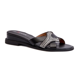 Step in style Sandalo Infradito Modello Asysa WD182 Nero - Entra con stile
