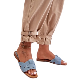 Step in style Sandalo Infradito Modello Aversa W-112 Azzurro - Entra con stile blu