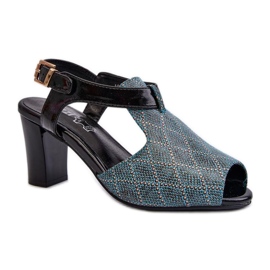 Step in style Sandali Modello Queenmarie SA228-3 Turchese - Entra con stile blu