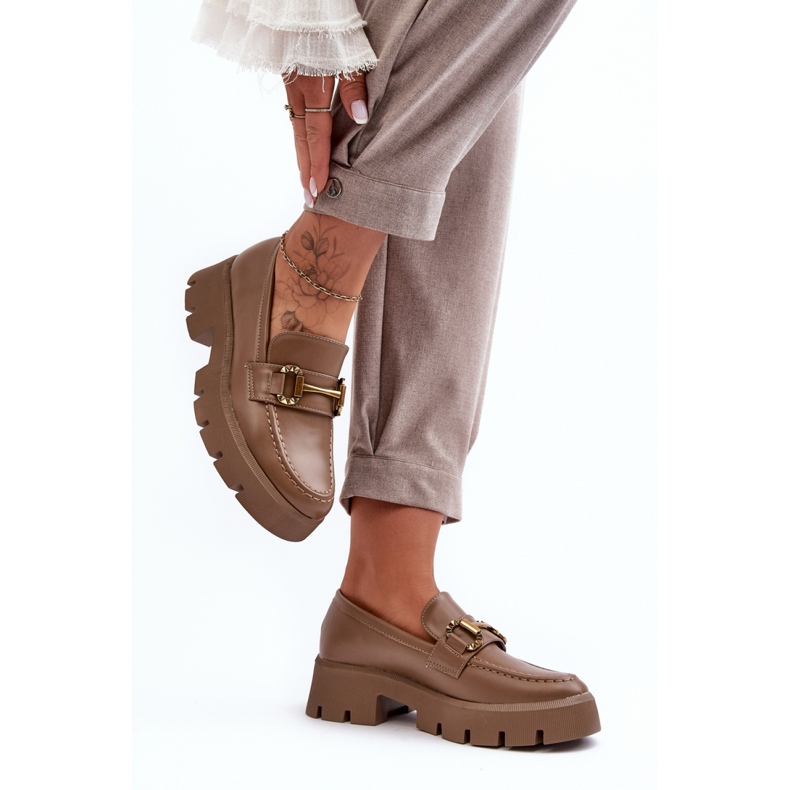 Step in style Scarpe Modello Peuria 2644-3 Pelle Khaki - Entra con stile beige