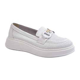 Step in style Mocassini Modello S.Barski LR720 Bianco - Entra con stile