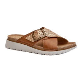 Step in style Sandalo Infradito Modello Inblu CN000032 Camel - Entra con stile marrone