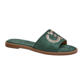 Step in style Sandalo Infradito Modello S.Barski KV27-052 Verde - Entra con stile