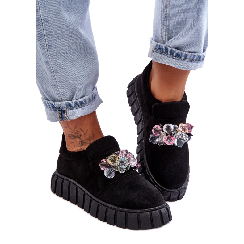 Step in style Scarpe sportive Modello Desire NB615 Camoscio Nero - Entra con stile