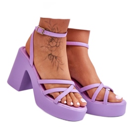 Step in style Sandali Modello Shemira 78-130 Viola - Entra con stile