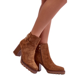 Step in style Stivali Modello Makeline H8-526 Camoscio Marrone - Entra con stile