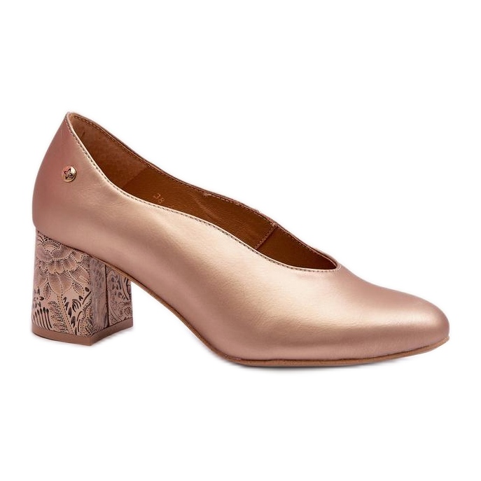 Step in style Décolleté Modello Maciejka 06422-25 Gold - Entra con stile giallo