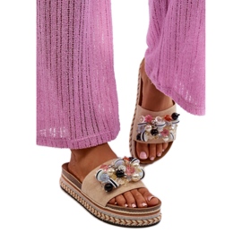 Step in style Sandalo Infradito Modello S.Barski HY077 Beige - Entra con stile