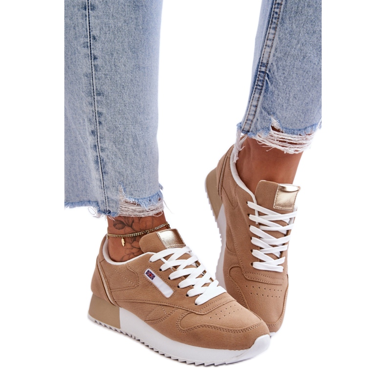 Step in style Scarpe sportive Modello Merida BK939-63 Beige - Entra con stile