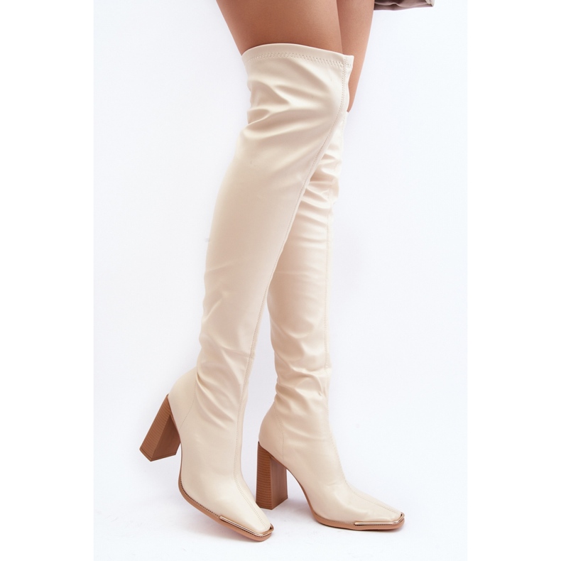Step in style Stivali Modello Orcella 6028 Beige - Entra con stile