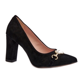 Step in style Décolleté Modello Zazoo 2453/OS Camoscio Nero - Entra con stile
