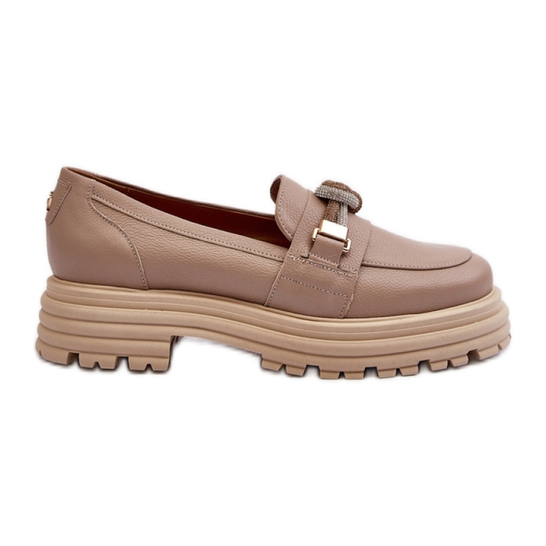 Step in style Mocassini Modello Laura Messi 2780/252 Beige Scuro - Entra con stile