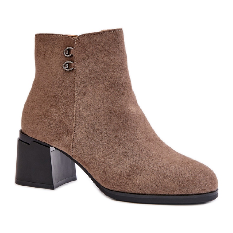 Step in style Stivali Modello Tinamar ZY202-1 Beige Scuro - Entra con stile