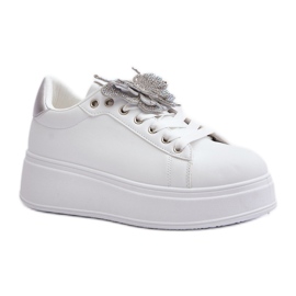 Step in style Scarpe sportive Modello Naritevia YY-23 Bianco/Argento - Entra con stile bianca