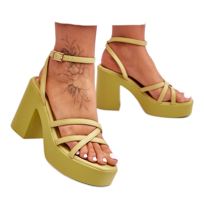 Step in style Sandali Modello Shemira 78-130 Verde - Entra con stile