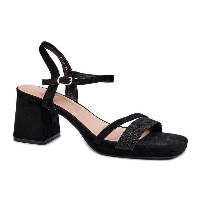 Step in style Sandali Modello Tessata C-147 Nero - Entra con stile