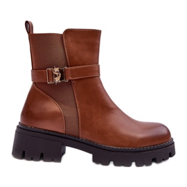 Step in style Stivaletti Chelsea Modello Elspetia F35 Pelle Marrone - Entra con stile