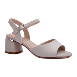 Step in style Sandali Modello Sergio Leone SK876 Grigio - Entra con stile