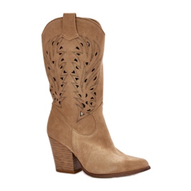 Step in style Stivali Modello Lewski 3609 Camoscio Beige - Entra con stile