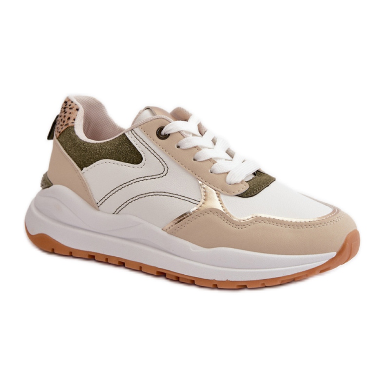 Step in style Scarpe Sportive Modello Issatta C2157 Beige/Verde - Entra con stile