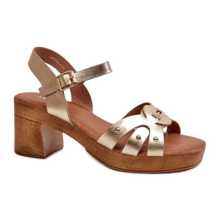 Step in style Sandali Modello Assames 24SD98-6758 Gold - Entra con stile giallo