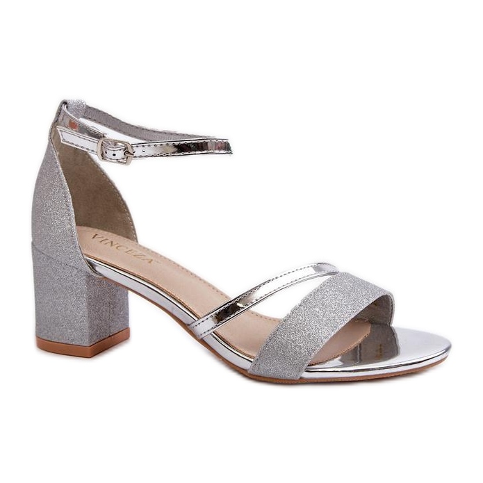 Step in style Sandali Modello Ploemis 20244 Silver - Entra con stile grigio