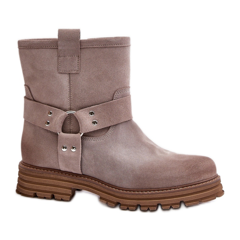 Step in style Stivali Modello Lewski 3610 Cappuccino Scamosciato - Entra con stile beige