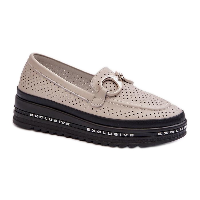 Step in style Mocassini Modello S.Barski LR750 Beige - Entra con stile