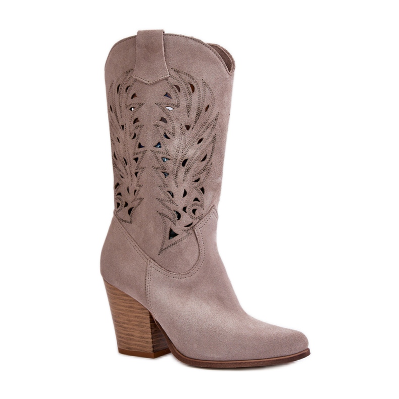 Step in style Stivali Modello Lewski 3609 Cappuccino Scamosciato - Entra con stile beige