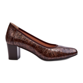 Step in style Décolleté Modello Cynania 58307 Marrone - Entra con stile