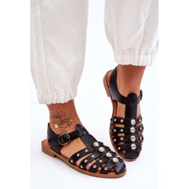 Step in style Sandali Modello Ascot G-13 Nero - Entra con stile