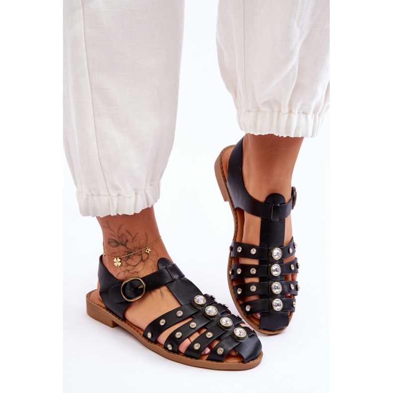 Step in style Sandali Modello Ascot G-13 Nero - Entra con stile