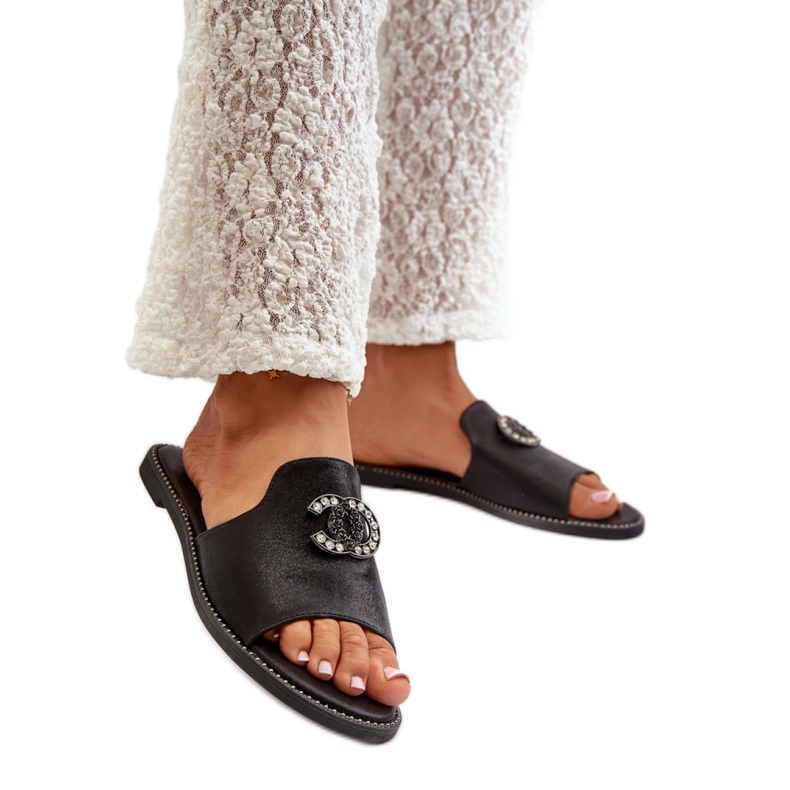Step in style Sandalo Infradito Modello S.Barski KV27-050 Nero - Entra con stile