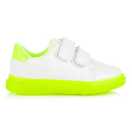 Sneakers Con Una Piattaforma Verde bianco