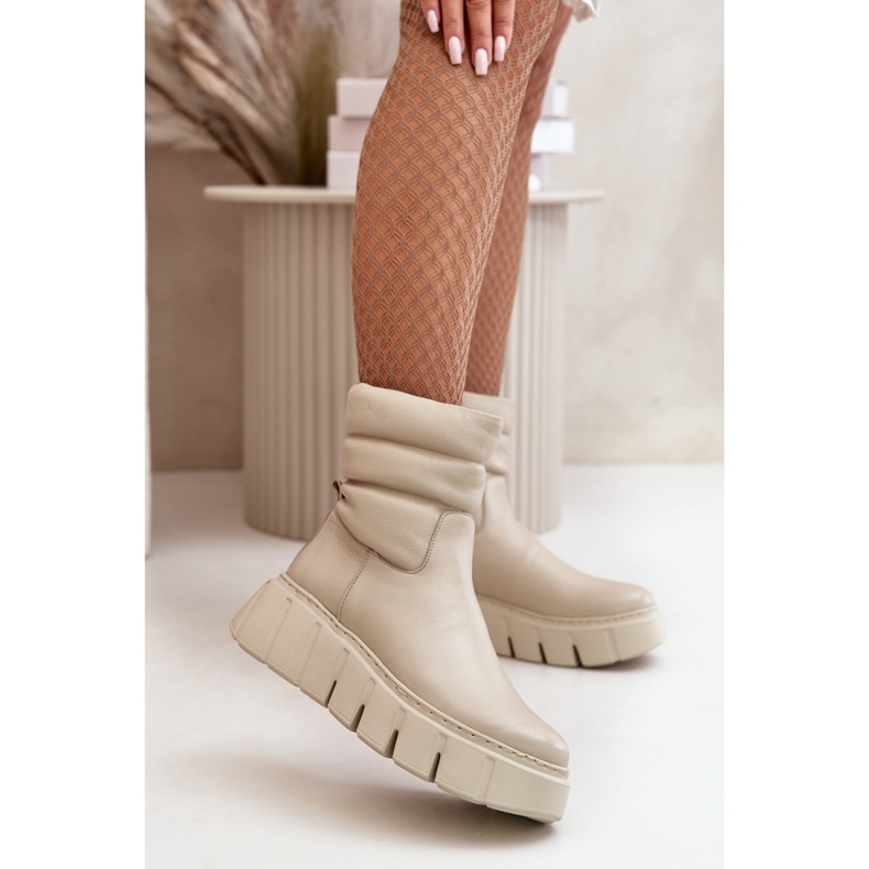 Step in style Stivali Modello Zazoo 60512 Beige Chiaro - Entra con stile