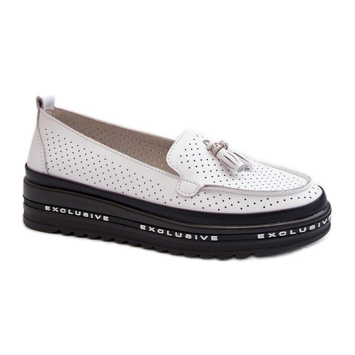 Step in style Mocassini Modello Assetnima 24PB18-7176 Bianco - Entra con stile bianca