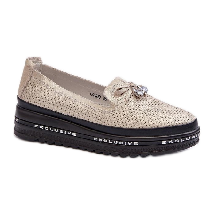 Step in style Mocassini Modello S.Barski LR400 Gold - Entra con stile giallo