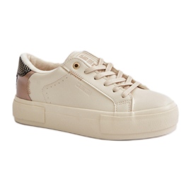 Scarpe sportive da donna realizzate in ecopelle Big Star Beige