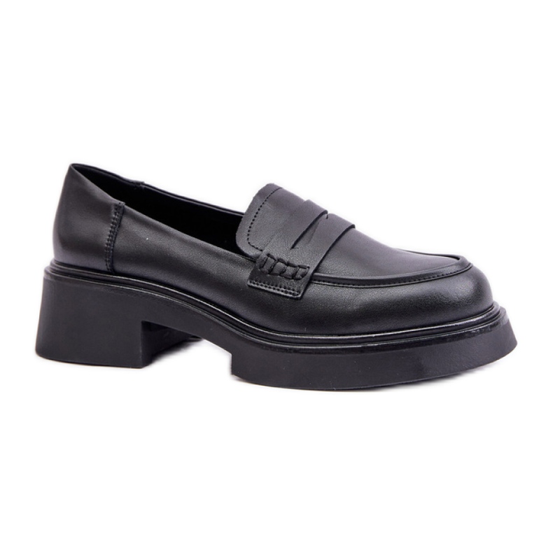 Mocassini da donna D&amp;A realizzati in pelle naturale Nera nero