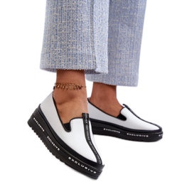 S. BARSKI Scarpe da donna Barski realizzate in pelle naturale Bianca