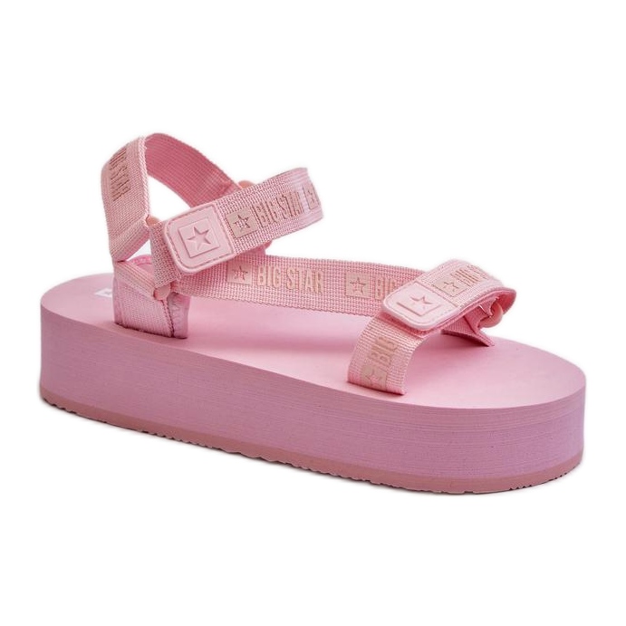 Sandali Platform Modello Big Star Rosa