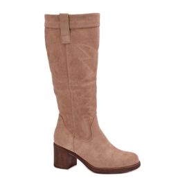 Step in style Stivali Modello Erisorae CHC321 Beige - Entra con stile