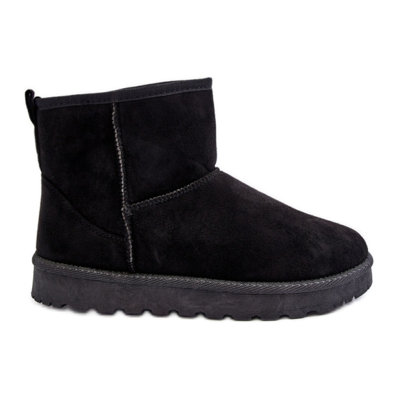 Doposci in camoscio nero