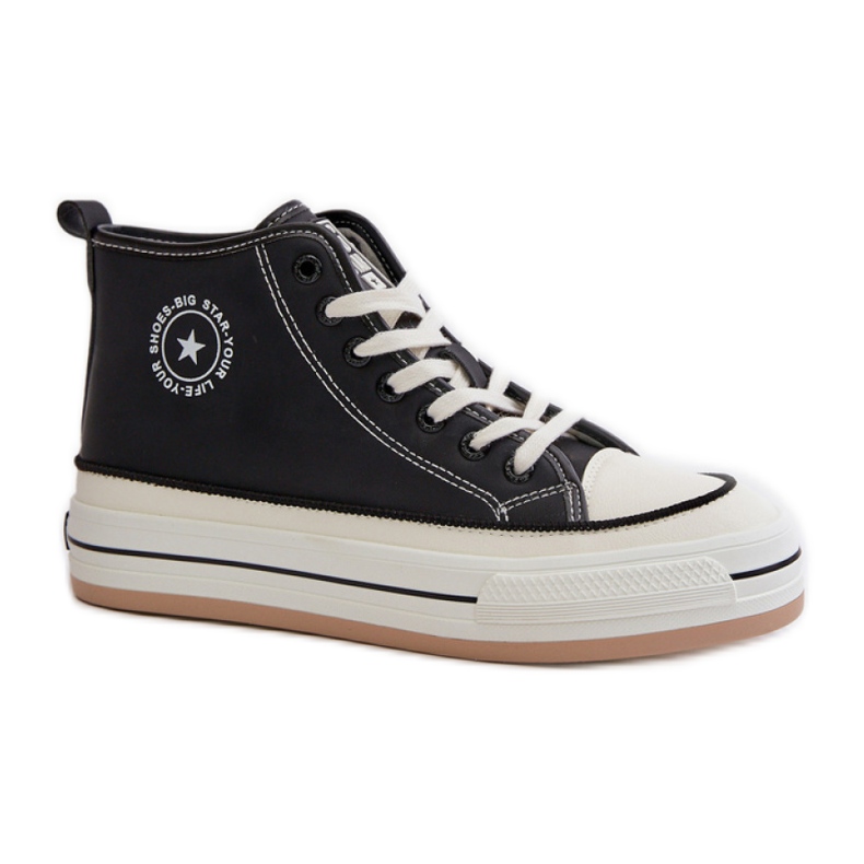 Sneaker Big Star in pelle nera nero