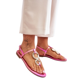 Sandali Modello Infradito Rosa