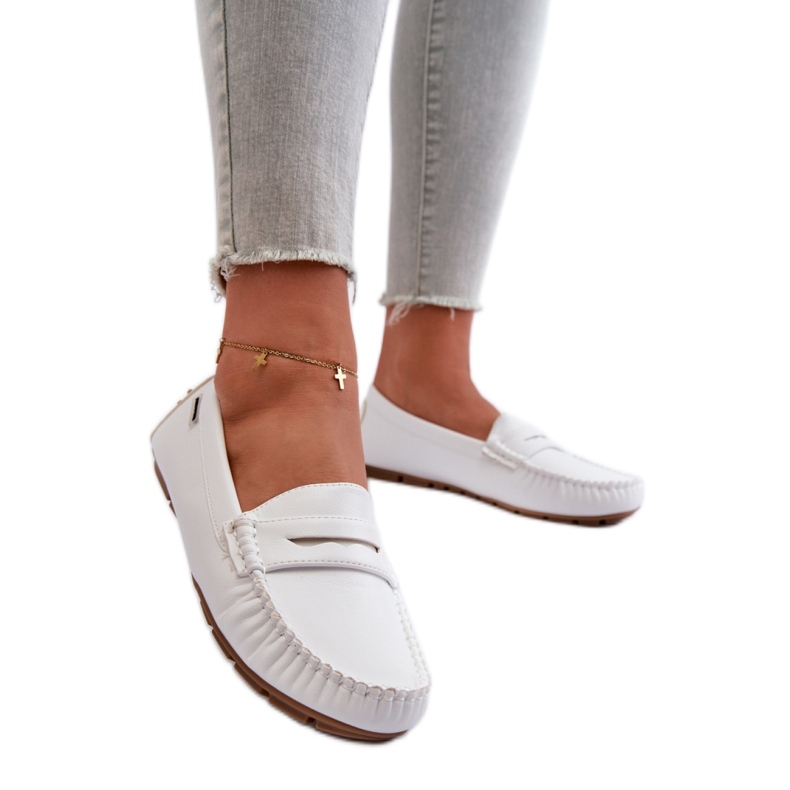 Step in style Mocassini Modello Rerceria HH712-9/HH712D-9 Bianco - Entra con stile bianca