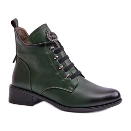 Stivali isolanti da donna con decorazione Jezzi ASA198-21 verde