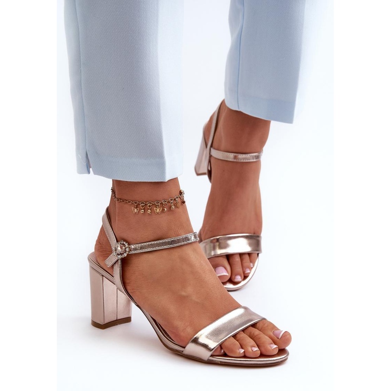 Sandali oro/champagne d'oro