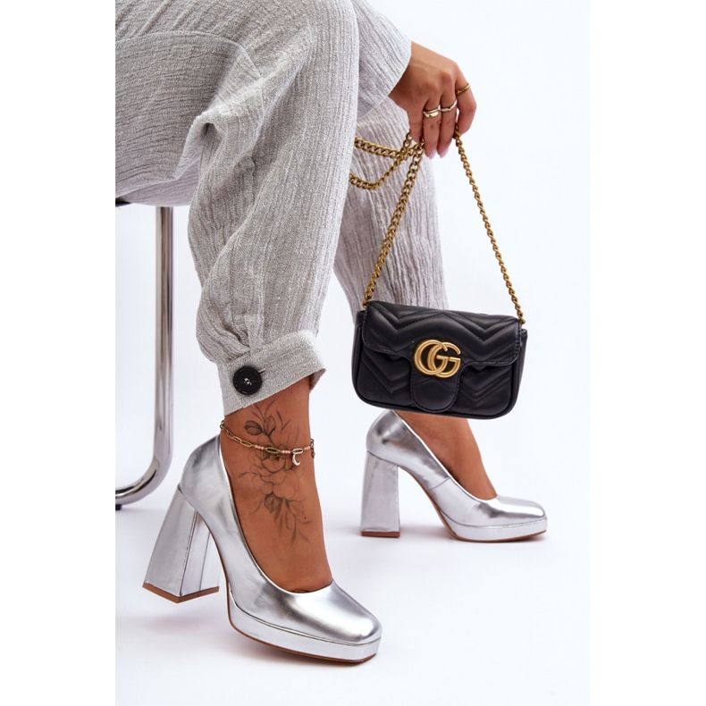 Step in style Décolleté Modello Rosalia N045 Silver - Entra con stile grigio
